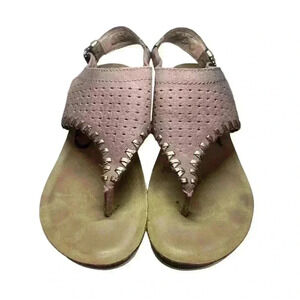 OTBT Women's Meditate Wedge Sandals - Salmon size 8